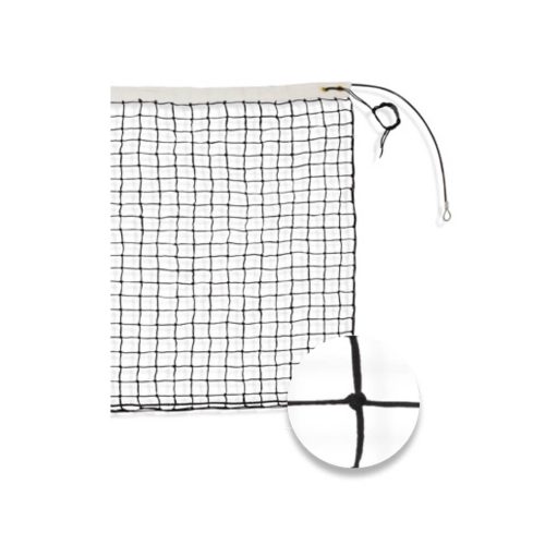Rete da tennis basic con nastro superiore in poliestere