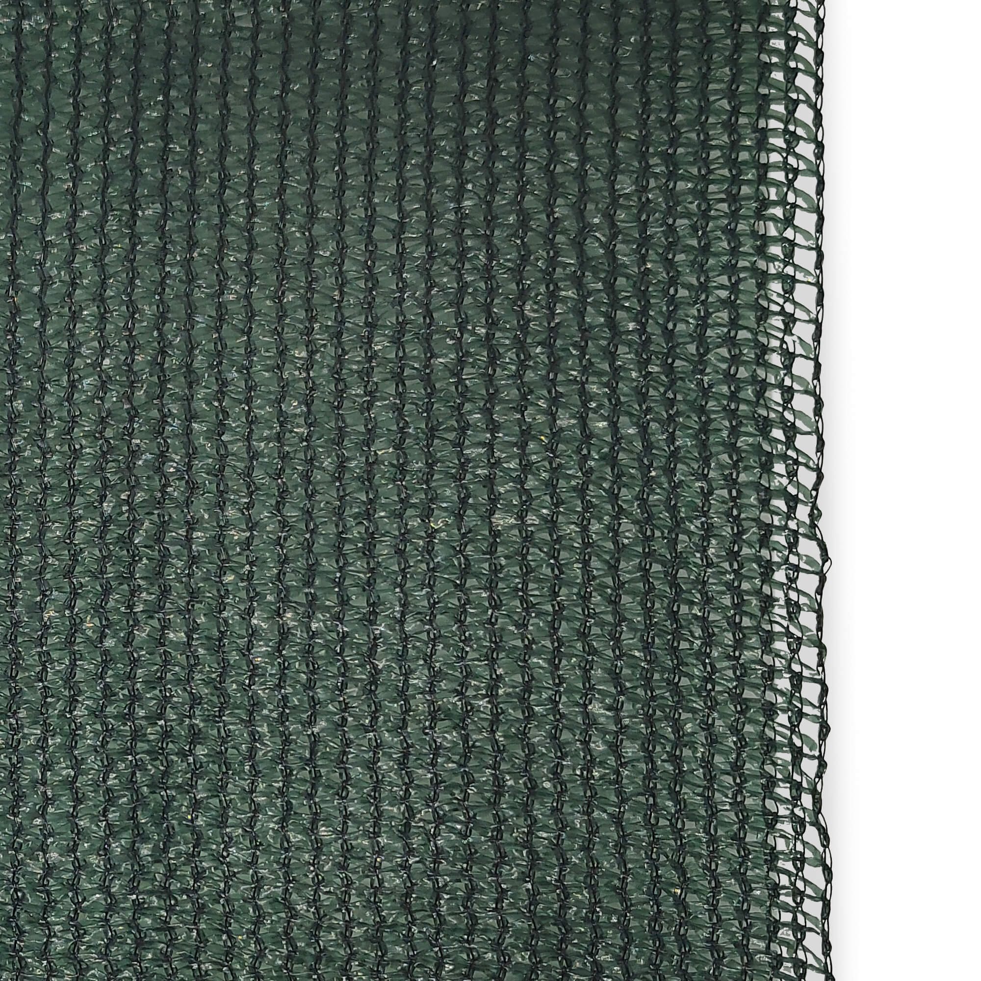 Telo ombreggiante verde scuro senza bordatura
